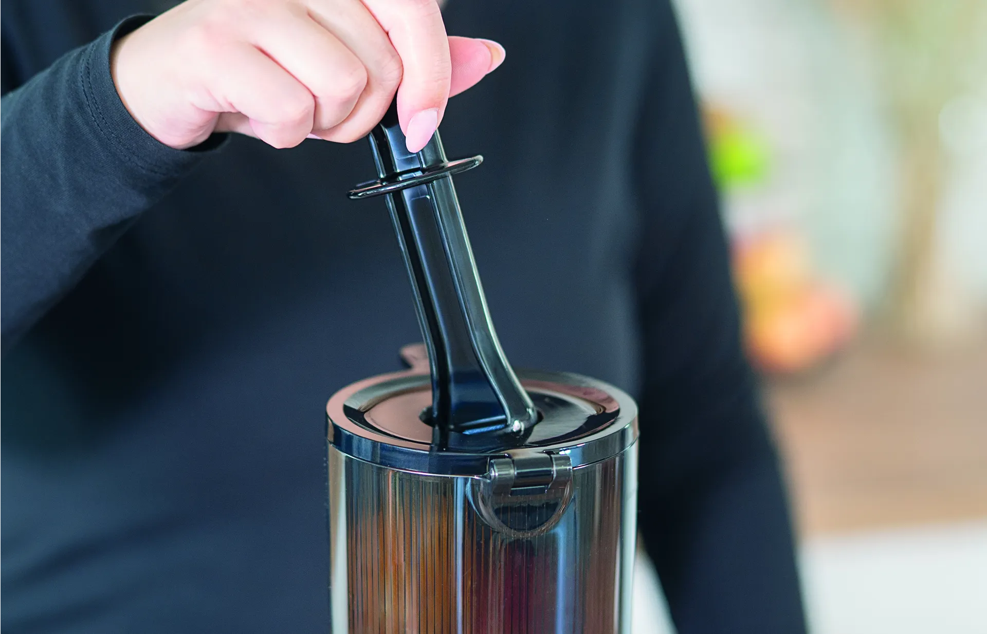 Unold 78275 SLOW JUICER Sam Langsamer Entsafter 300 W Anthrazit – Bild 7