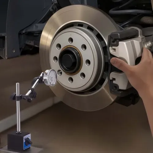 VEVOR Messuhr, Messstativ mit Doppelstangenständer & Aufbewahrungskoffer, 0,03 mm Genauigkeit, 0–25,4 mm Bereich, Messuhrhalter, nicht magnetische Zentrierstangen für die Maschineneinrichtung – Bild 7