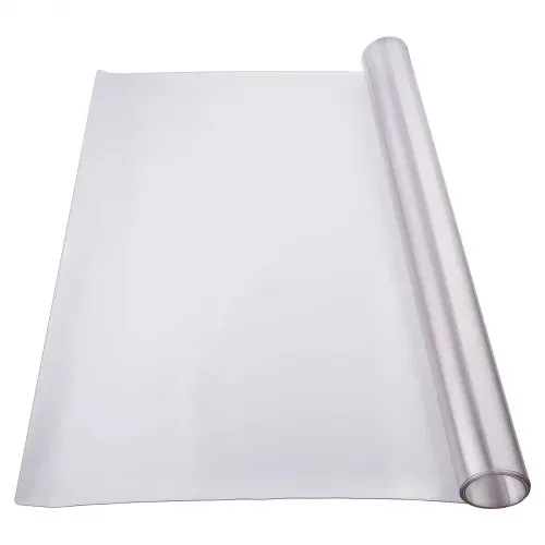 VEVOR Kunststoff-Tischdecke, 61 x 121,9 cm, 1,5 mm dick, mattierter Tischschutz, rechteckige Schreibtischunterlage aus PVC, wasserdichte und leicht zu reinigende Schreibtischunterlage, Tischdecke, für Büro, Kommode, Esszimmertisch, Nachttisch – Bild 10