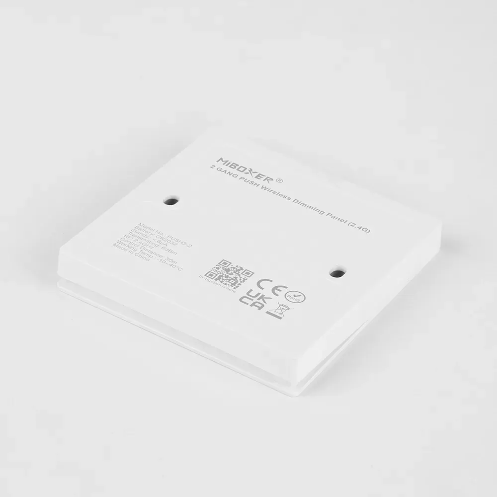 MiBoxer PUSH3-2 LED Fernbedienung 2,4GHz dual white (CCT) Wireless Dimm Panel (w) – Bild 3
