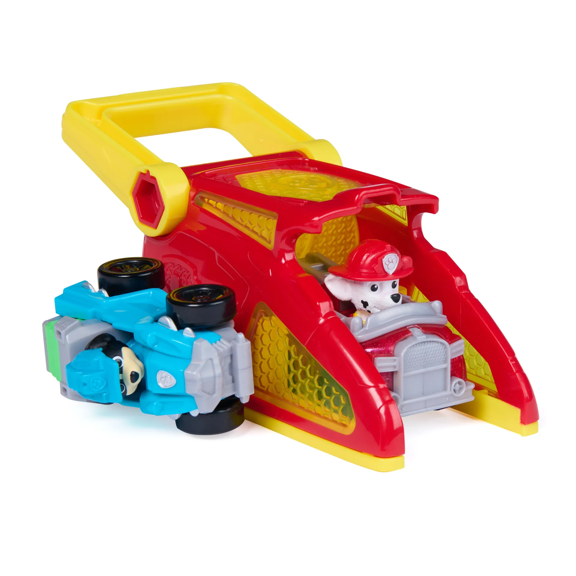PAW Patrol – Pup Squad Launcher mit Marshall & Rex Fahrzeugen PAW Patrol – Pup Squad Launcher mit Marshall & Rex Fahrzeugen