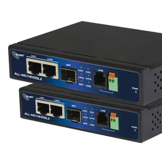 ALLNET VDSL2 Punkt-zu-Punkt-Bundle via 2-Draht unmanaged „ALL-MC116VDSL2“ Master & Slave (Bundle) ALLNET VDSL2 Punkt-zu-Punkt-Bundle via 2-Draht unmanaged „ALL-MC116VDSL2“ Master & Slave (Bundle)