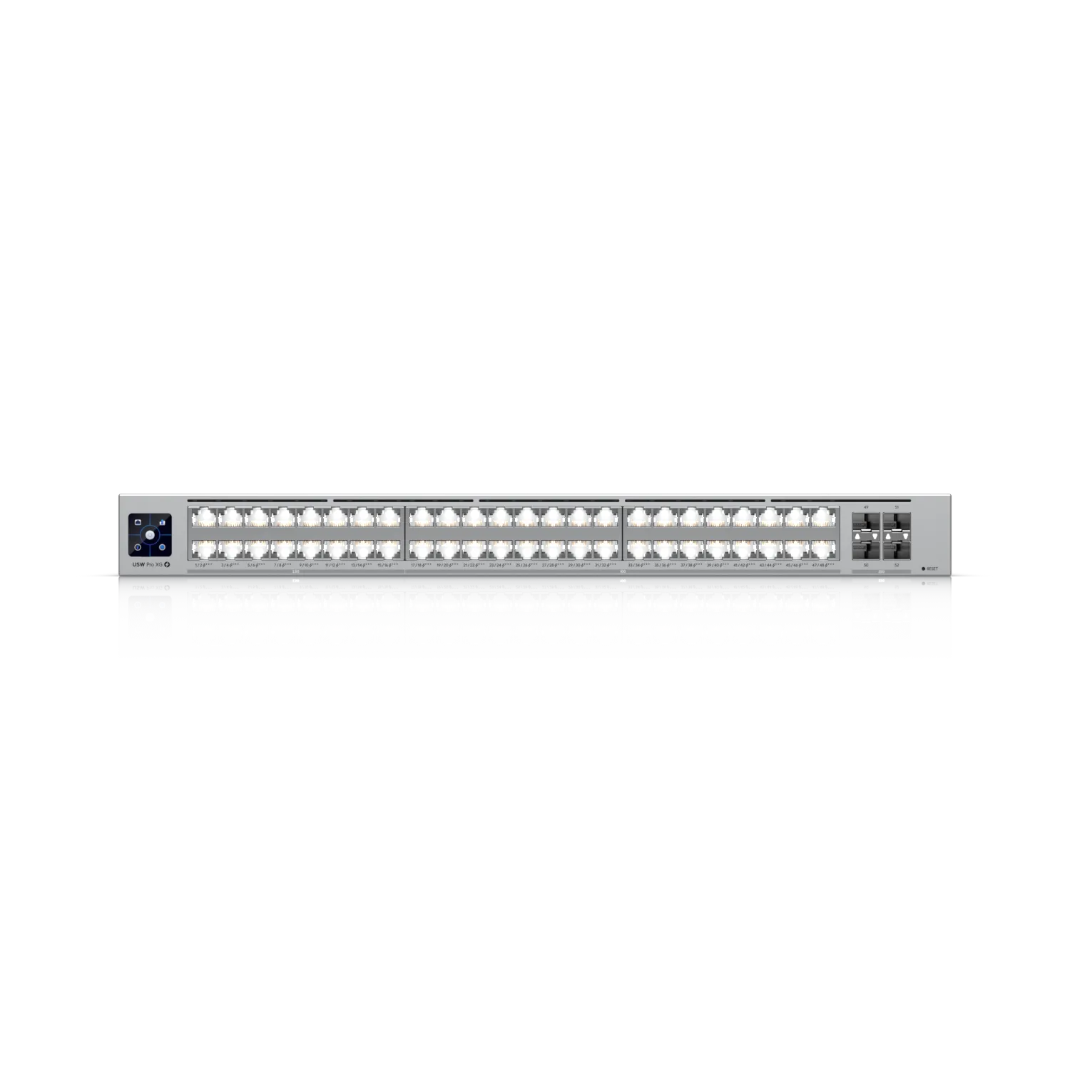 Ubiquiti Switch full managed Layer3 52 Port • 16x 2,5 GbE • 32x 10 GbE • PoE Budget 1080W • 48x PoE+++ • 4x SFP28 • 19" • UniFi • USW-Pro-XG-48-PoE – Bild 3