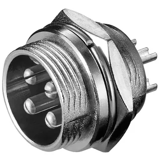 Mikrofon-Einbaustecker, 4Pin, Einbau-Anschluss Mikrofon-Einbaustecker, 4Pin, Einbau-Anschluss