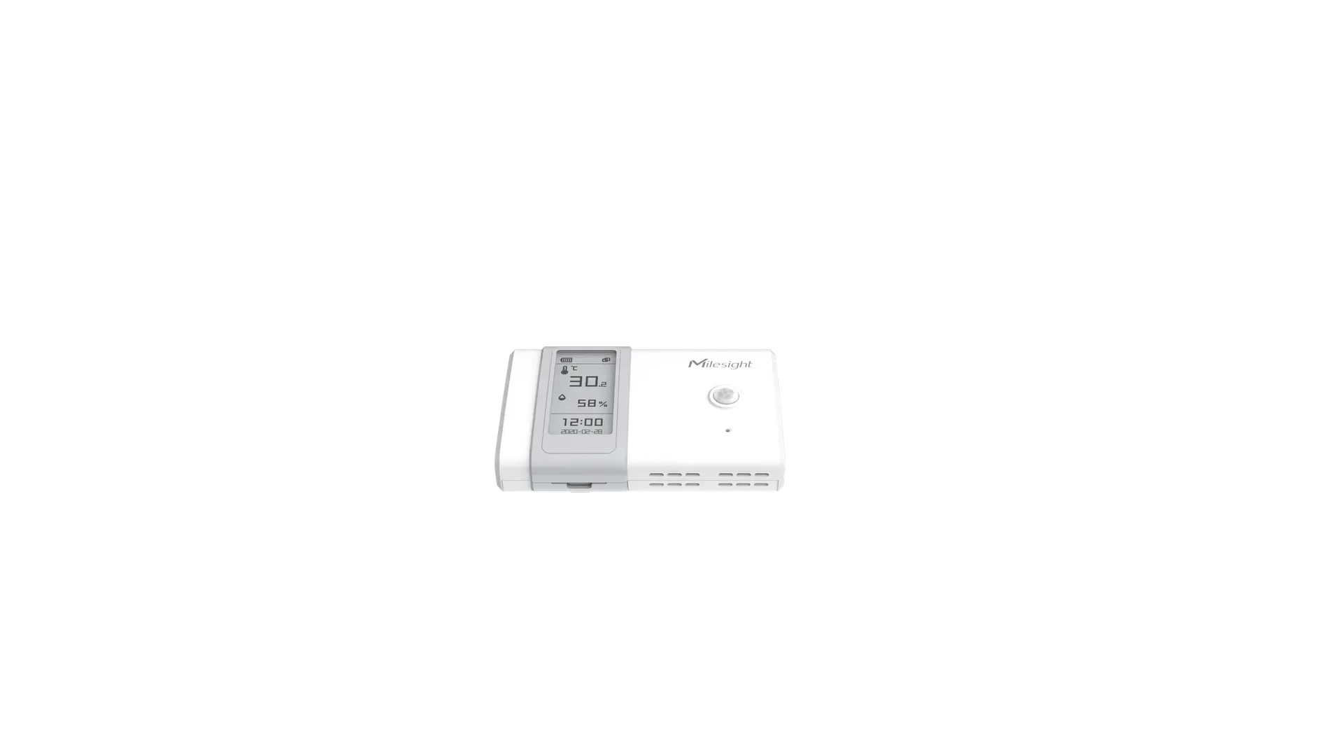 Milesight IoT Indoor Ambience Monitoring Sensor, AM104-868M LoRaWAN / Temp. / Humidity / Light / PIR / E-Ink Display – Bild 2