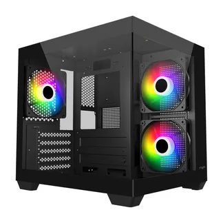 FSP S140-BA Gehäuse Mini Tower mITX, mATX Schwarz ARGB FSP S140-BA Gehäuse Mini Tower mITX, mATX Schwarz ARGB