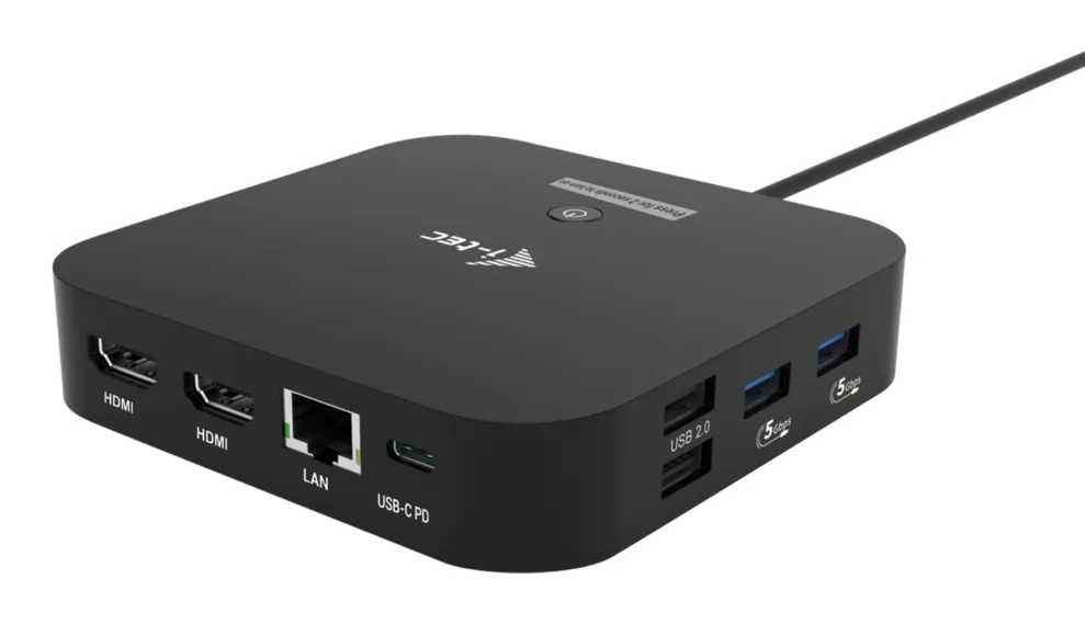 i-tec USB-C Dual HDMI Docking Station with Power Delivery 100 W i-tec USB-C Dual HDMI Docking Station with Power Delivery 100 W