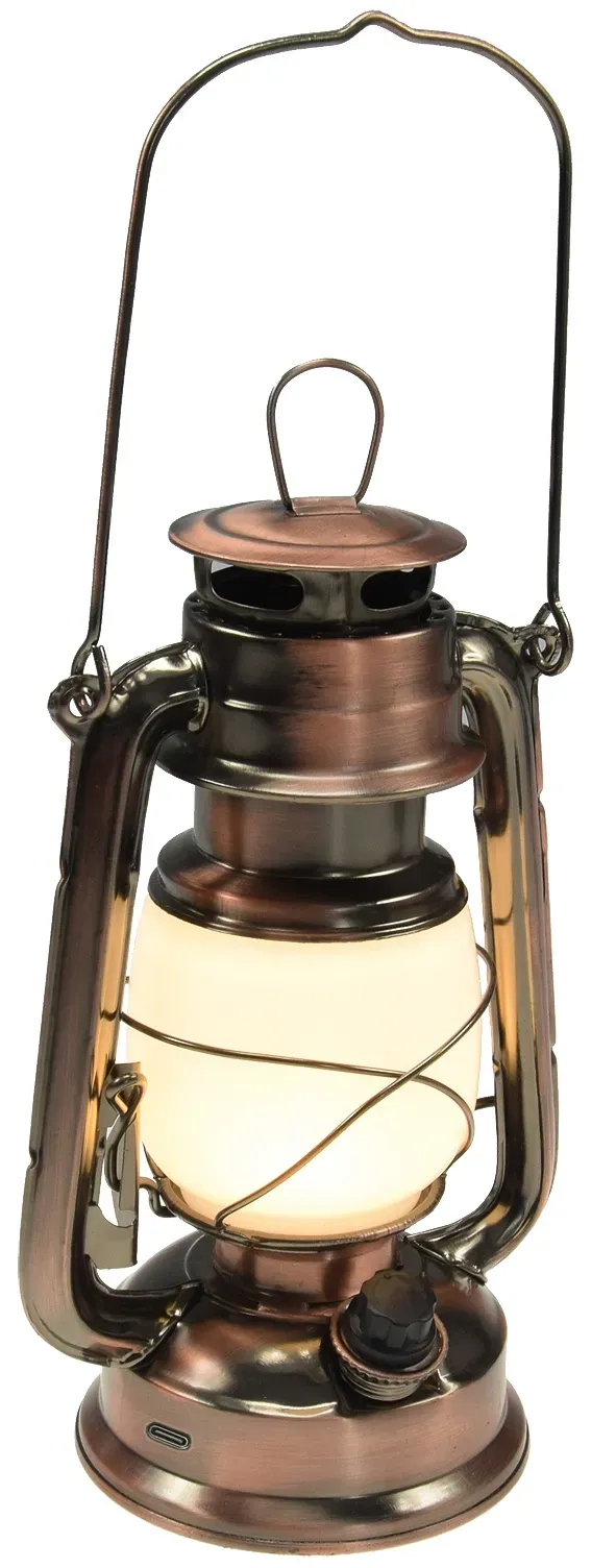 LED Akku Camping Laterne “CT-Copper Pro” ØxH 12×23,5cm, USB-C, warmweiß, dimmbar LED Akku Camping Laterne “CT-Copper Pro” ØxH 12×23,5cm, USB-C, warmweiß, dimmbar
