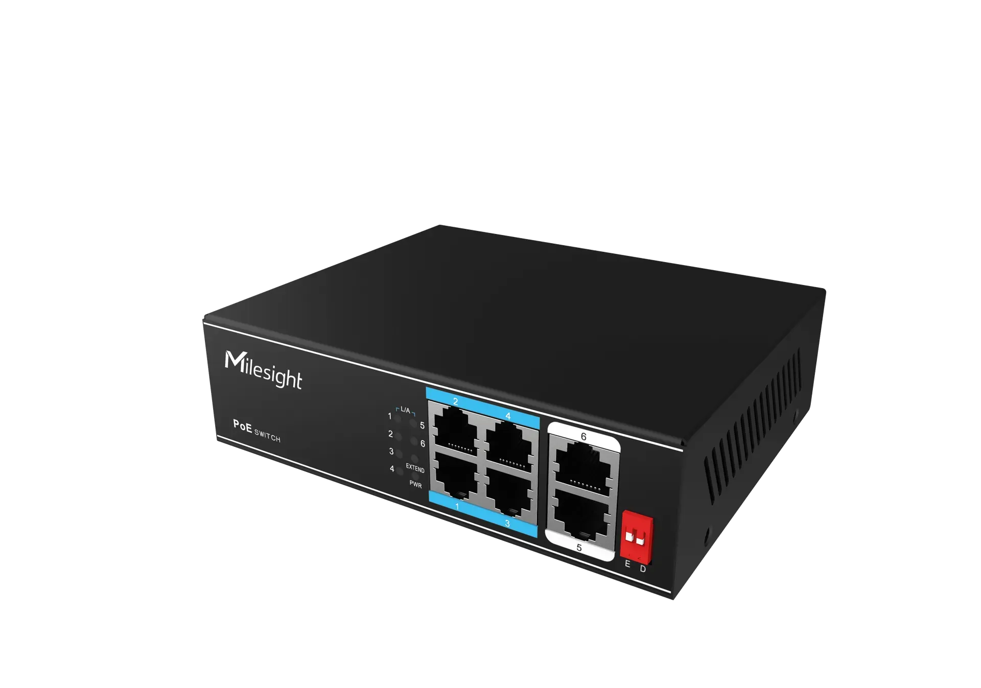 Milesight IoT Milesight 4-Port PoE Switch, MS-S0204-EL – Bild 2