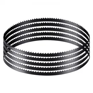 VEVOR Bandsägeblatt, 1511×6,5×0,35mm, 6 ZpZ, mit gehärteten, scharfen Zähnen (15 HRC), SK5-Kohlenstoffstahl, 6,35 mm Breite, Ersatz für gängige Bandsägen für die Holzbearbeitung, 1 Set VEVOR Bandsägeblatt, 1511×6,5×0,35mm, 6 ZpZ, mit gehärteten, scharfen Zähnen (15 HRC), SK5-Kohlenstoffstahl, 6,35 mm Breite, Ersatz für gängige Bandsägen für die Holzbearbeitung, 1 Set