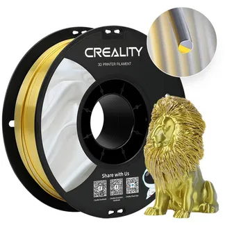 CR-Silk PLA Filament Gold/Silber, 3D-Filament CR-Silk PLA Filament Gold/Silber, 3D-Filament