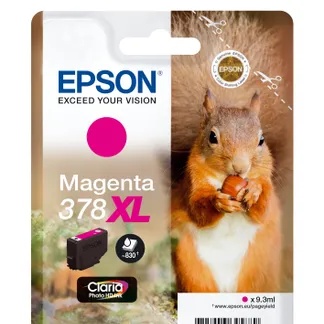 Epson Squirrel Singlepack Magenta 378XL Claria Photo HD Ink Epson Squirrel Singlepack Magenta 378XL Claria Photo HD Ink