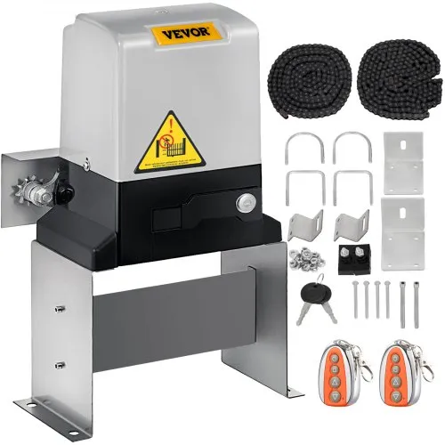 VEVOR Schiebetoröffner, 360 W Toröffner mit 2 Fernbedienungen, Bewegungsgeschwindigkeit 13 m/min, Basismodell (817 kg) VEVOR Schiebetoröffner, 360 W Toröffner mit 2 Fernbedienungen, Bewegungsgeschwindigkeit 13 m/min, Basismodell (817 kg)