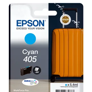 Epson Singlepack Cyan 405 DURABrite Ultra Ink Epson Singlepack Cyan 405 DURABrite Ultra Ink