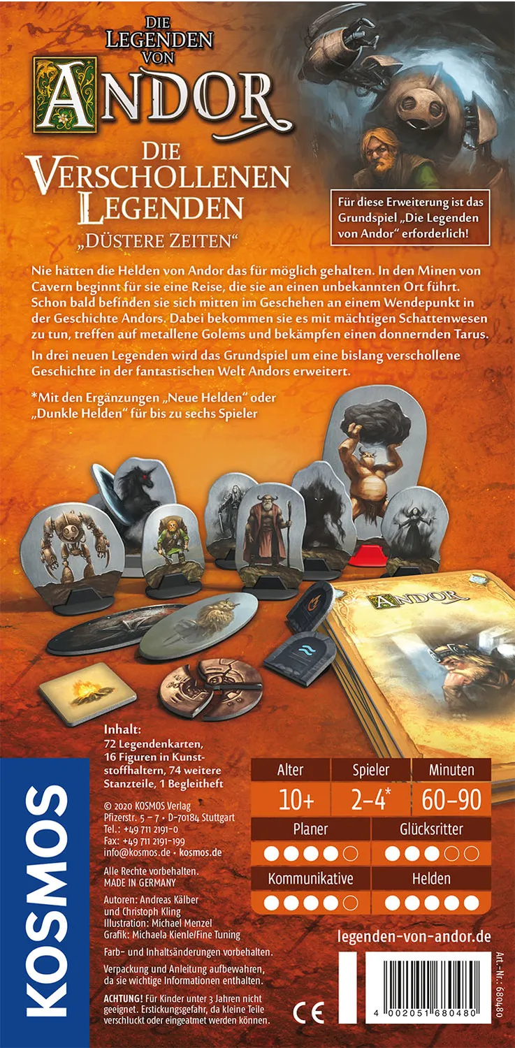 Kosmos Die Legenden von Andor - Die verschollenen Legenden "Düstere Zeiten" – Bild 2