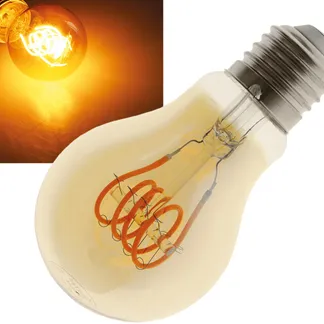 LED Glühlampe E27 „Vintage G70“ #REST# 2200k, 249lm, 230V/4W, warmweiß/amber LED Glühlampe E27 „Vintage G70“ #REST# 2200k, 249lm, 230V/4W, warmweiß/amber