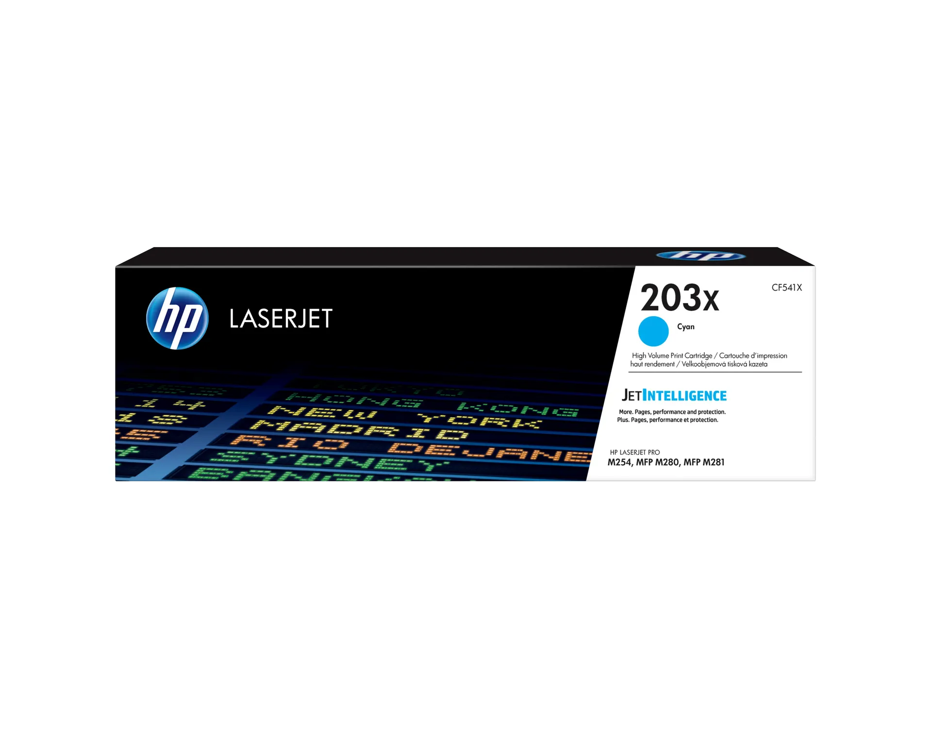 HP 203X Cyan Original LaserJet-Tonerkartusche mit hoher Reichweite HP 203X Cyan Original LaserJet-Tonerkartusche mit hoher Reichweite