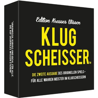 Klugscheisser 2 Black Edition – Edition krasses Wissen, Partyspiel Klugscheisser 2 Black Edition – Edition krasses Wissen, Partyspiel