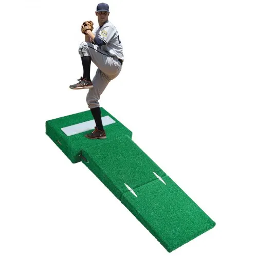 VEVOR Pitching Mound, tragbarer Baseball Pitcher Mound, 77 Zoll Pitching-Trainingsausrüstung (Oudoor / Indoor), Softball-Pitching-Hilfen mit Antifade-Rasen & Pitching-Gummi & Tragegriff VEVOR Pitching Mound, tragbarer Baseball Pitcher Mound, 77 Zoll Pitching-Trainingsausrüstung (Oudoor / Indoor), Softball-Pitching-Hilfen mit Antifade-Rasen & Pitching-Gummi & Tragegriff