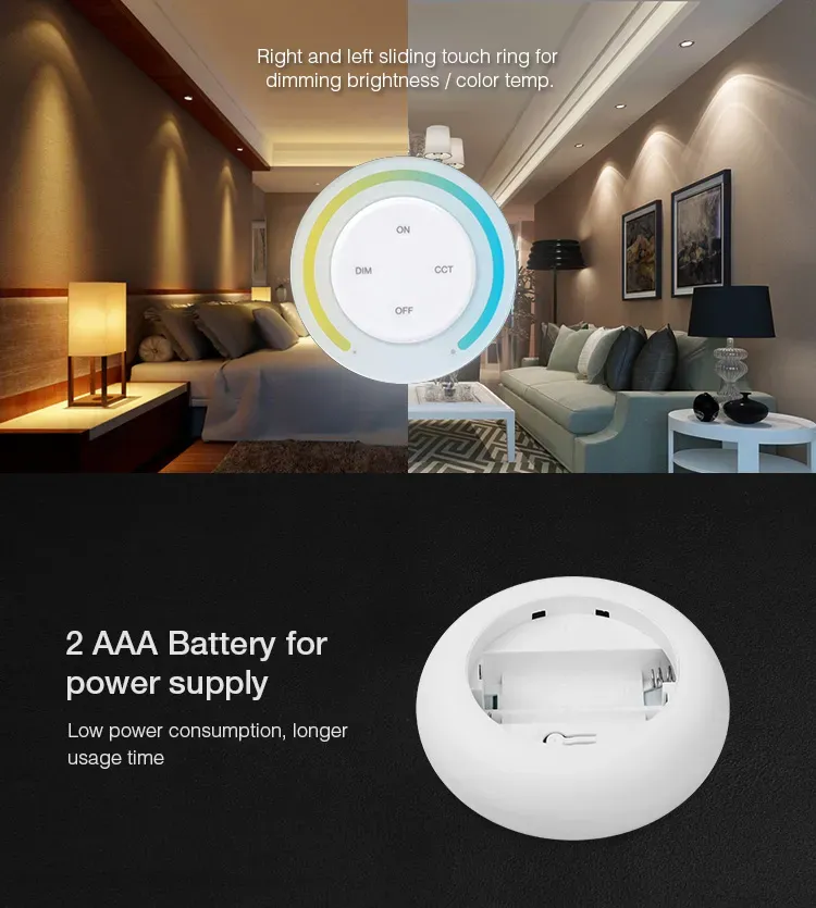MiBoxer S1-B LED Fernbedienung Sunrise remote (b) dual white (CCT) – Bild 4
