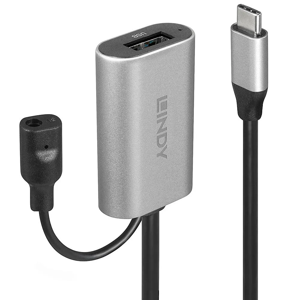 Lindy 43270 USB Kabel USB 3.2 Gen 1 (3.1 Gen 1) 5 m USB C USB A Silber Lindy 43270 USB Kabel USB 3.2 Gen 1 (3.1 Gen 1) 5 m USB C USB A Silber