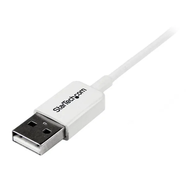 StarTech.com 2m USB 2.0 A auf Micro USB B Kabel - Weiß – Bild 2