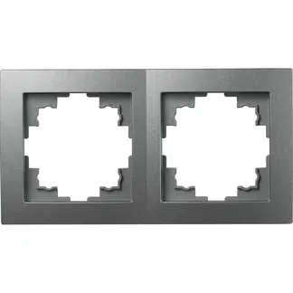 Rahmen McPower “Flair“, 2-fach, anthrazit Rahmen McPower “Flair“, 2-fach, anthrazit