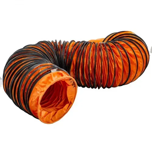 VEVOR 7,6 m PVC-Flexschlauch, PVC-Flexschlauch, Industrieller tragbarer Ventilator-Abluftschlauch, Hochleistungsschlauch für 250 mm Abluftventilator – Bild 9