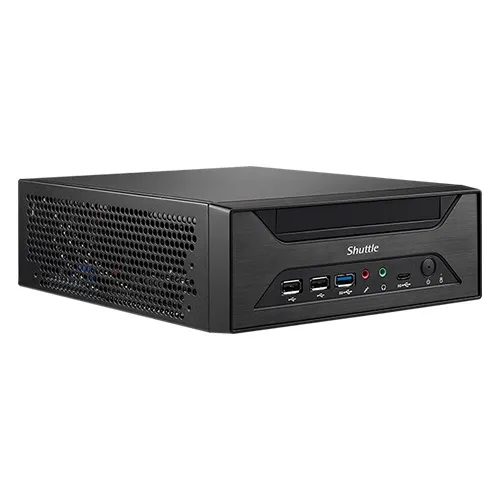 Shuttle XPC slim Barebone XH610 - S1700, Intel H610, 1xDP, 1xHDMI, 1x VGA, 2x COM (RS232), 2x LAN (2.5G and 1G), 1x slim 5.25", 2x 3.5", 2x M.2, 24/7 Dauerbetrieb – Bild 4