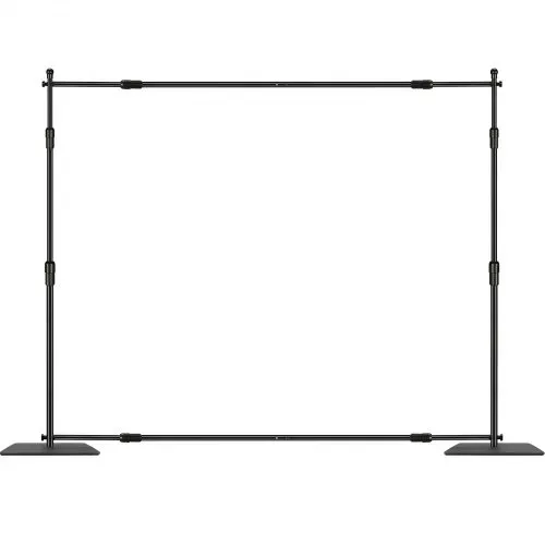 VEVOR Fotohintergrund Professioneller Fotografie Hintergrund 3048 x 3048 mm Hintergrundstoffgröße Studio-Requisiten Hintergrund Verstellbar, Pfeifen- und Vorhangständer Hochzeiten, Party-Setups – Bild 9