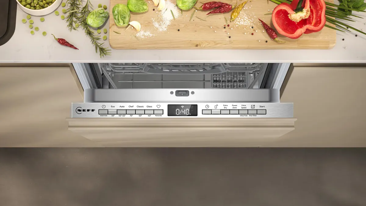 Neff S853HKX20E Spülmaschine Voll integriert 10 Maßgedecke E – Bild 3