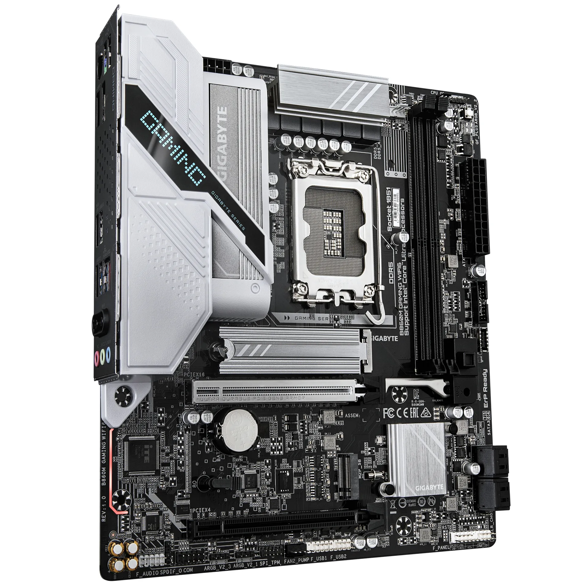 GIGABYTE B860M GAMING WIFI6 Mainboard - Intel Core Ultra Series CPUs, 8+1+2 Phases VRM, bis zu 9066MHz DDR5, 1xPCIe 5.0 + 1xPCIe 4.0 M.2, 2.5GbE LAN, WIFI 6, USB 3.2 Gen 1 – Bild 3