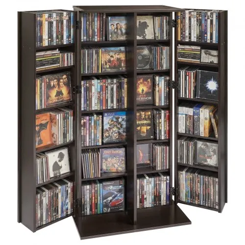 VEVOR DVD-Schrank mit 24 Fächern, Medienaufbewahrungsschrank Standschrank 610 x 368 x 1270 mm, Platzsparendes CD-Schrank für CDs DVDs Bücher Spiele-Discs, Wohnzimmer Homeoffice Aufnahmestudio, Schwarz VEVOR DVD-Schrank mit 24 Fächern, Medienaufbewahrungsschrank Standschrank 610 x 368 x 1270 mm, Platzsparendes CD-Schrank für CDs DVDs Bücher Spiele-Discs, Wohnzimmer Homeoffice Aufnahmestudio, Schwarz