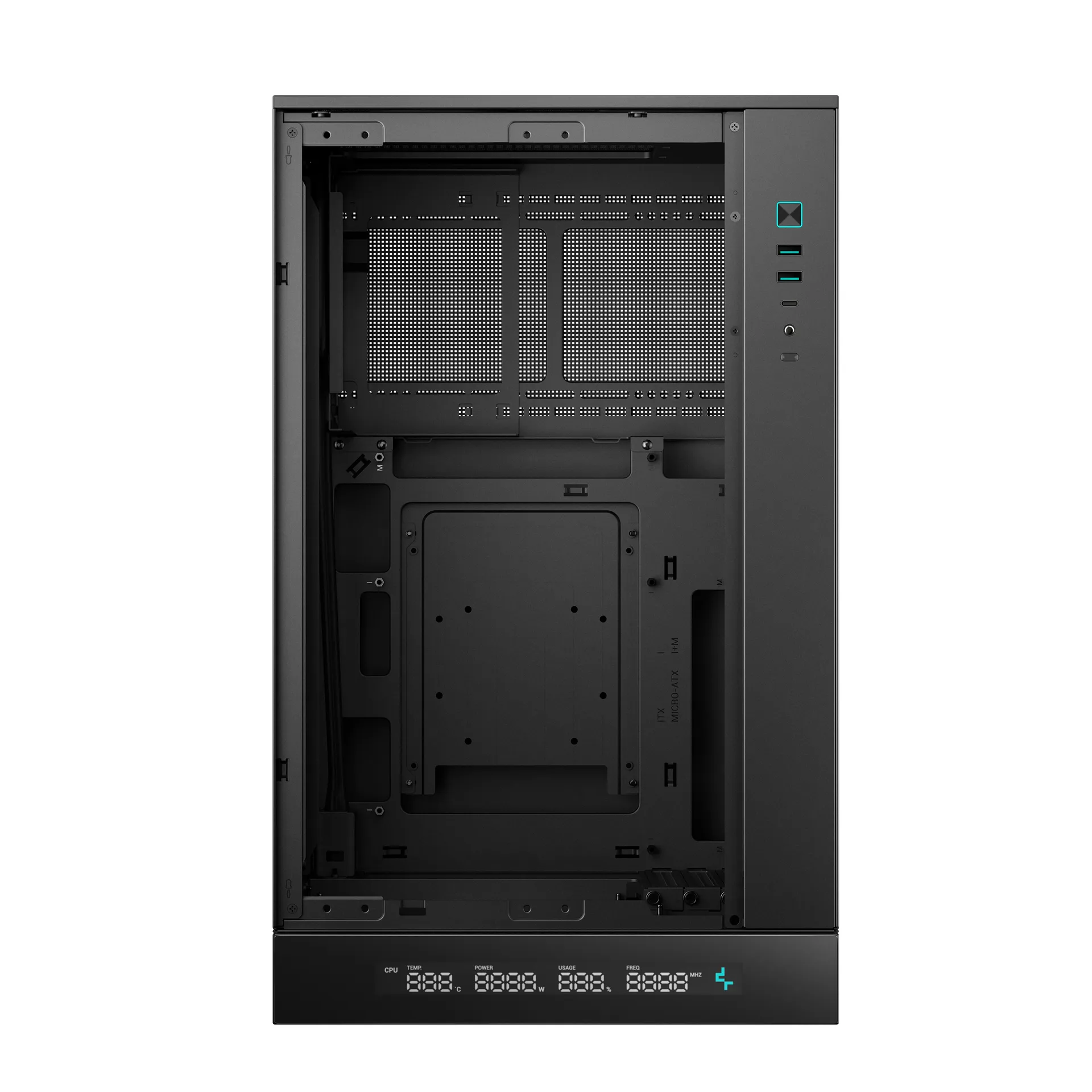 DeepCool CH270 Digital Mini Tower Schwarz – Bild 5
