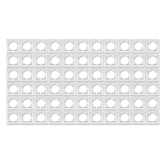 Rahmen McPower “Flair“, 1-fach, weiß, 66er-Pack Rahmen McPower “Flair“, 1-fach, weiß, 66er-Pack