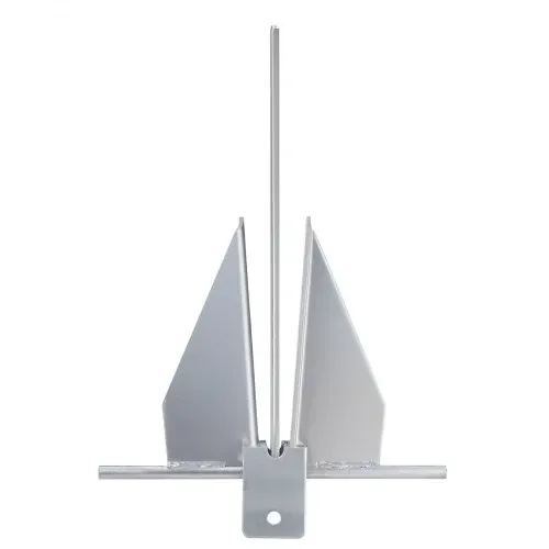VEVOR Fluke-Ankerset Feuerverzinkter Fluke-Anker aus Stahl mit 2,4 m Kette, 30,8 m Seil und zwei 11 mm Schäkeln, Bootsanker für kleine Schiffe unter 9,14 m, Meere, Flüsse und Küsten 6kg – Bild 10