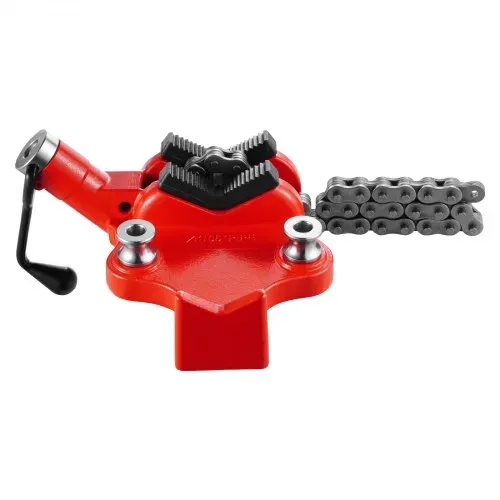 VEVOR Kettenrohrschraubstock, 6,35-152,4 mm Rohrkapazität, 710 mm robuste Kette und Gusseisenbasis, Rohrklemmung in Industriequalität für Klempnerarbeiten, Autoreparaturen, Metallverarbeitung – Bild 8