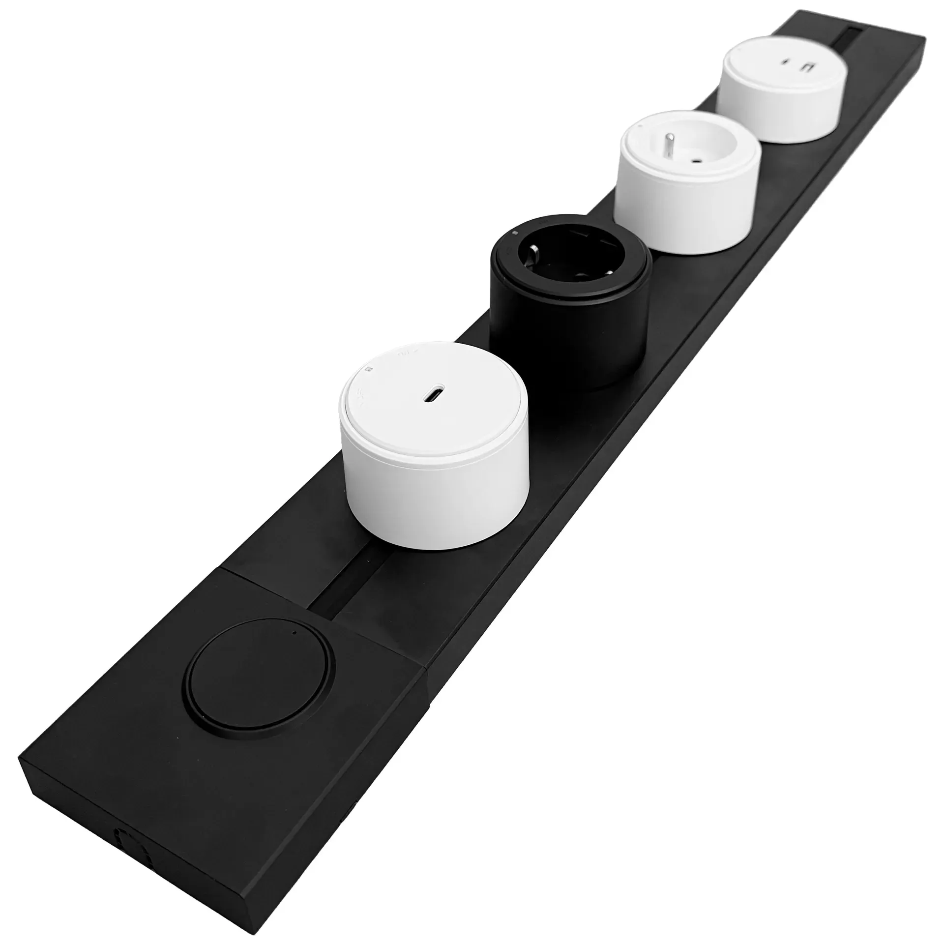 Synergy 21 MODULRAIL Modul Steckdose Typ E + (Französisch) Schwarz 16A 250V – Bild 3