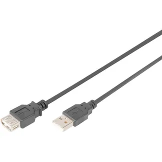 USB 2.0 Verlängerungskabel, USB-A Stecker > USB-A Buchse USB 2.0 Verlängerungskabel, USB-A Stecker > USB-A Buchse