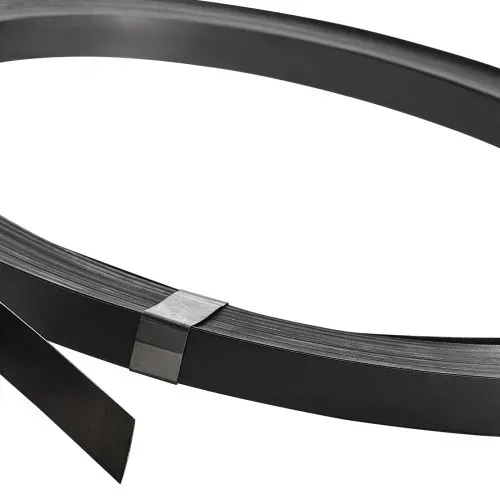 VEVOR Umreifungsstahlband, 19 mm x 0,55 mm x 91 m, Verpackungsstahlband, Metallbandrolle, 775,6 kg Bruchfestigkeit, Stahlumreifungsbänder, Hochleistungsbandrolle für Palettenverpackung – Bild 10