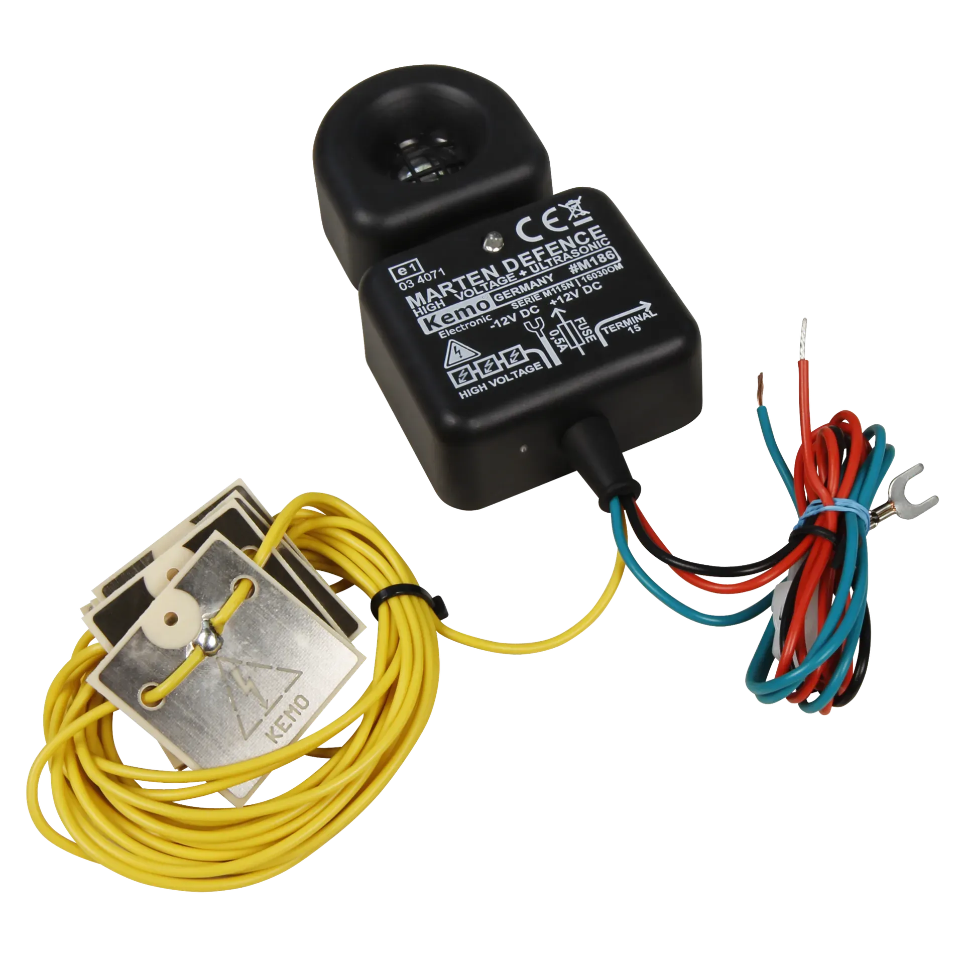 Marderstopp KEMO ''Twin-Protect'', LED-Kontrolle, Ultraschall und Hochspannung – Bild 3
