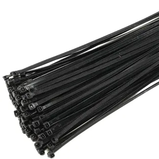 Kabelbinder 300mm x 4,8mm, schwarz 100er Pack, hohe Zugkraft, UV fest Kabelbinder 300mm x 4,8mm, schwarz 100er Pack, hohe Zugkraft, UV fest