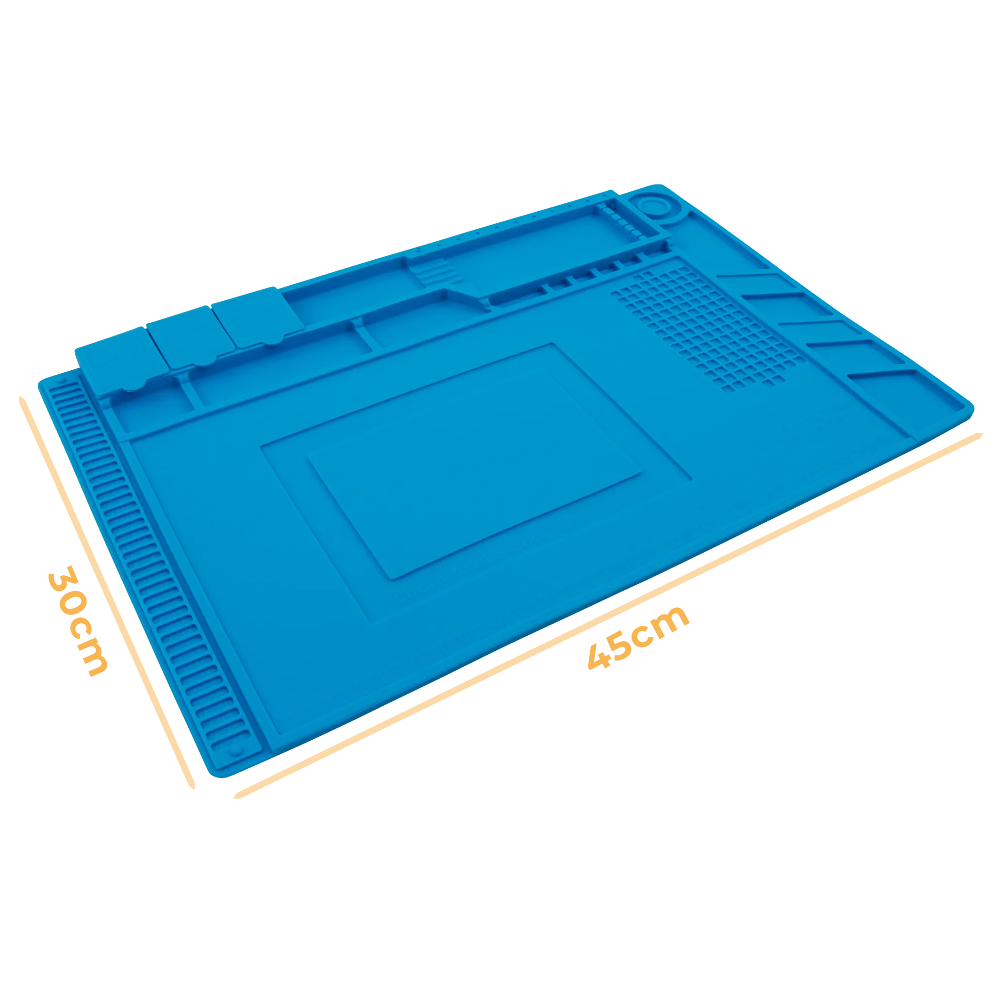 Silikon-Lötmatte McPower ''LM-16'' 45x30cm, Hitzebeständig, Antistatisch – Bild 5