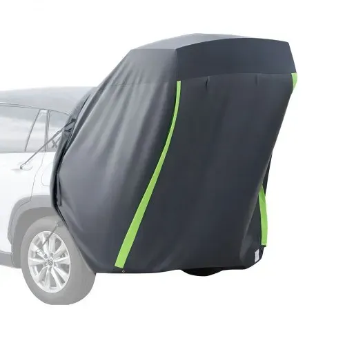 VEVOR Heckklappenzelt Autozelt (1,5 x 1,5 m Hauptzelt), Wasserdichtes (PU2000 mm) Campingzelt mit Sonnensegel & Tragetasche, SUV-Heckzelt für Camping Wandern Outdoor-Aktivitäten Tragbar – Bild 10