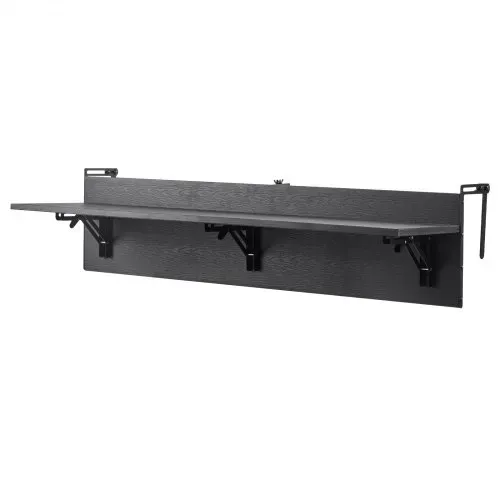 VEVOR Balkontisch, 1220x300mm, klappbarer Balkonhängetisch, Klapptisch für den Außenbereich, 22 kg Tragkraft, passend für Geländer von 2,54 bis 10,92 cm, Serviertisch für Terrasse und Deck – Bild 9