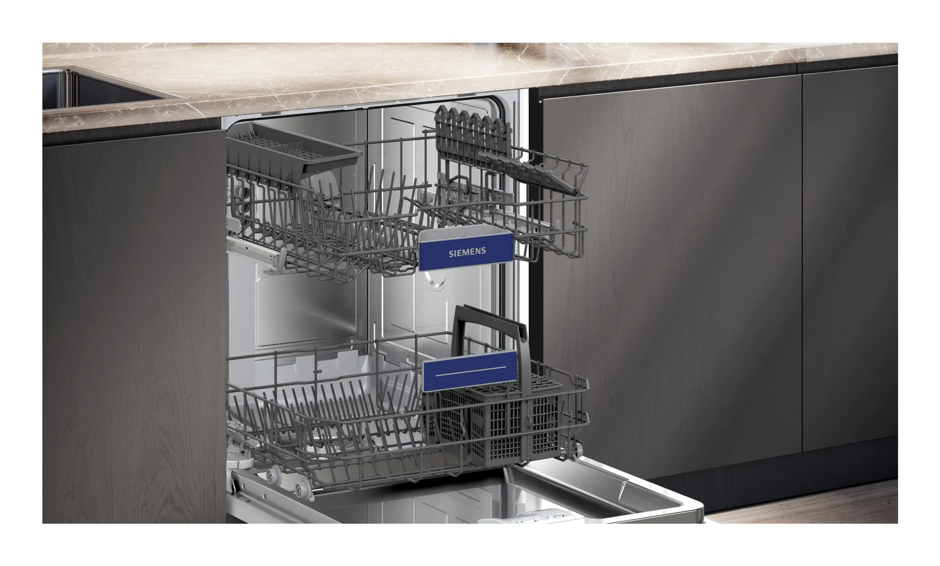 Siemens SN43HW03TE Spülmaschine Unterbau 13 Maßgedecke – Bild 4