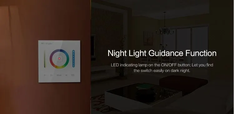 MiBoxer P3 LED Fernbedienung Smart Panel Controller(RGB/RGB-W/RGB+CCT) – Bild 5