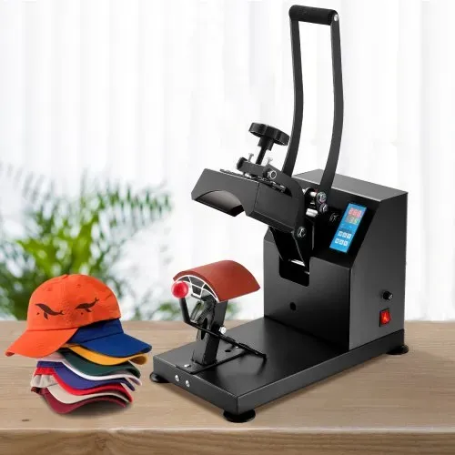 VEVOR CP2815-S Cap Hitzepresse 14x8cm Kappenpresse Mützenpresse Cap Heat Press Machine Heißpresse Transferpress mit Digitaler LED Temperatur und Zeitcontroller – Bild 7