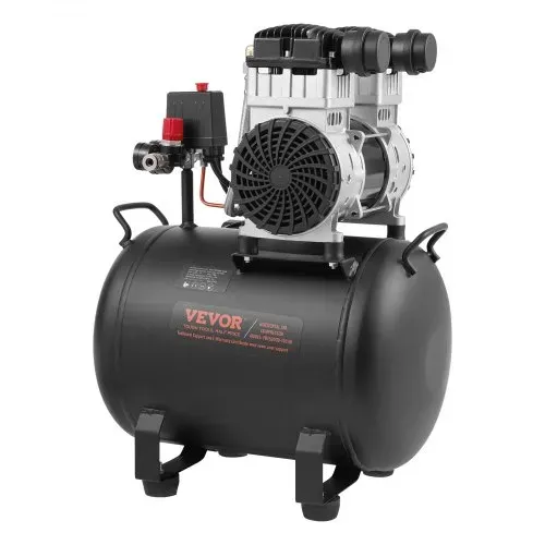 VEVOR-Luftkompressor, 10 Gallonen Stahltank, 2 PS 5,3 CFM@90 PSI ölfreier Luftkompressor und max. 125 PSI Druck, 78 dB ultraleiser tragbarer Kompressor, für Autoreparatur, Reifenbefüllung, Spritzlackierung – Bild 10