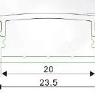 Synergy 21 LED U-Profil 200cm, ALU014 Synergy 21 LED U-Profil 200cm, ALU014